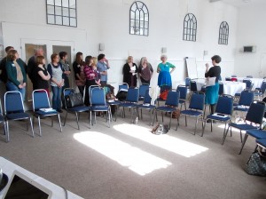 Participants "map themselves against the matrix" in Birmingham
